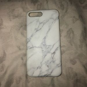 White marble iPhone 7/8 plus case